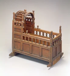 Cradle, from Barnstable or Yarmouth, Massachusetts, 1665-85